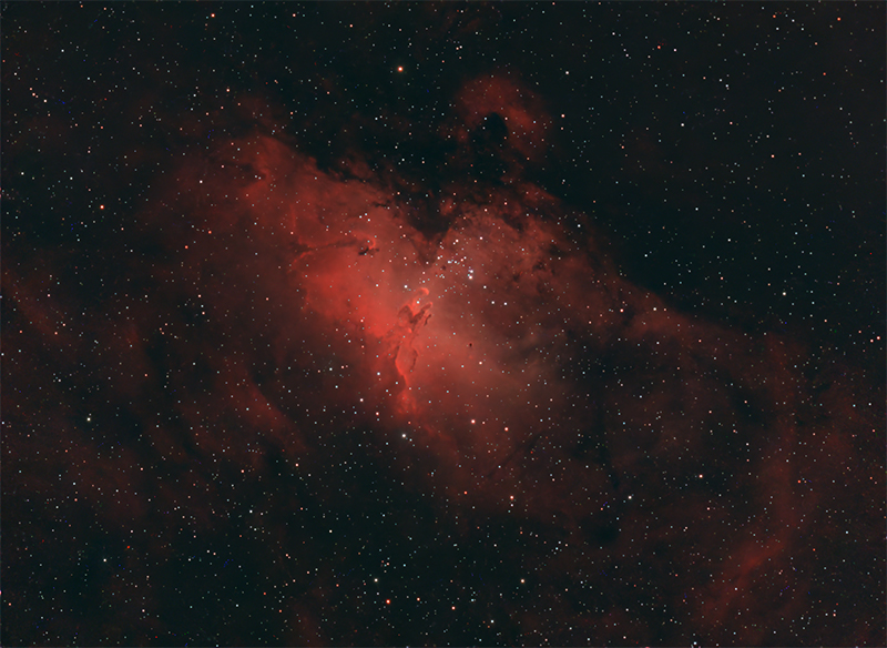M16 Eagle Nebula w Pillars of Creation