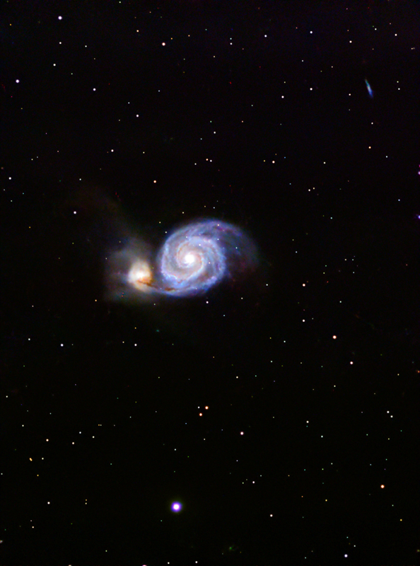The Whirlpool Galaxy from South Jersey