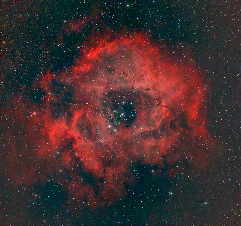 NGC2237 also known as the Rosette Nebula